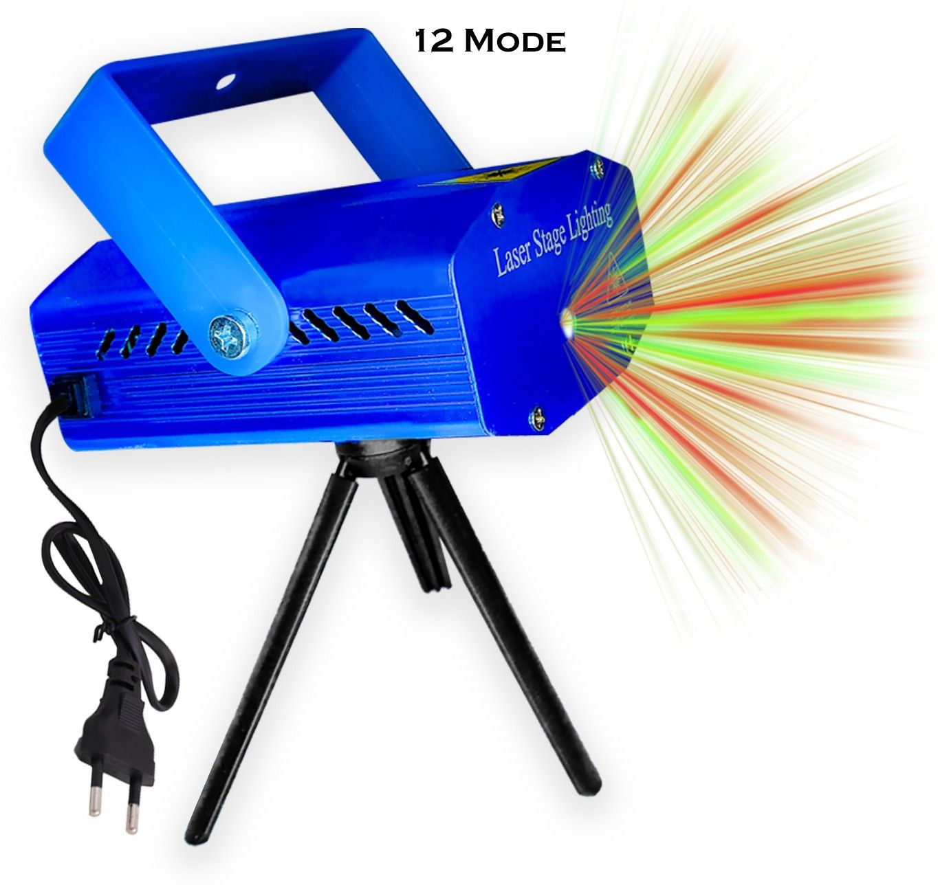 Daily Needs Shop 12 Modes Combination LED Disco Voice Activated Stage Projector Laser Lights-picture-15