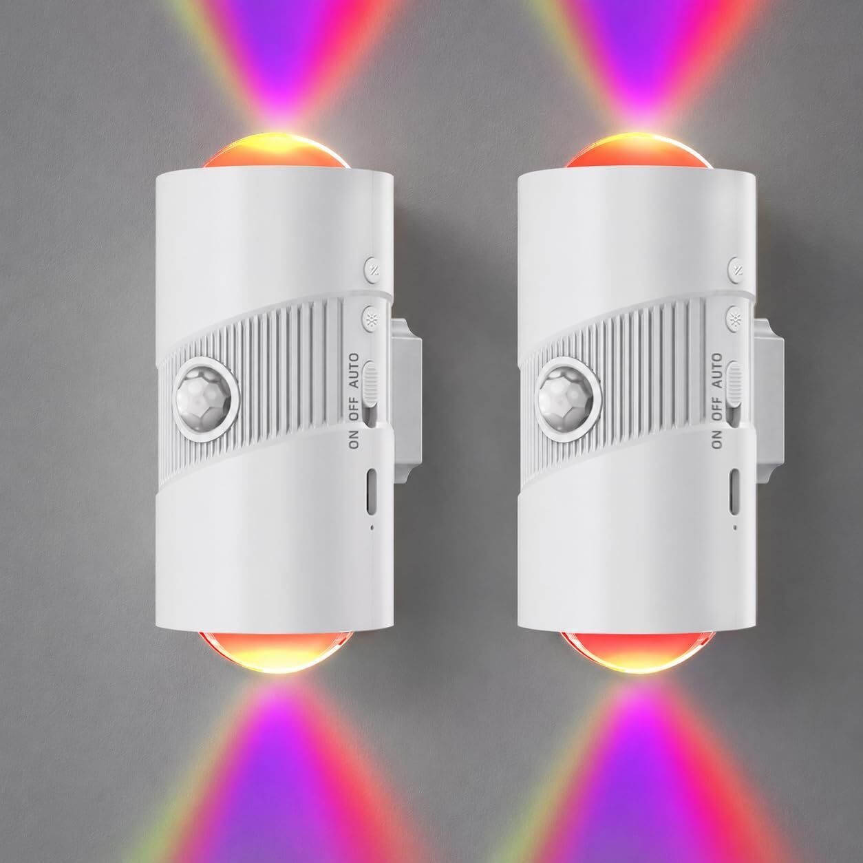 SUPVOX Rechargeable Motion Sensor RGB Night Light with Adjustable Brightness Motion Sensor Light-image-40