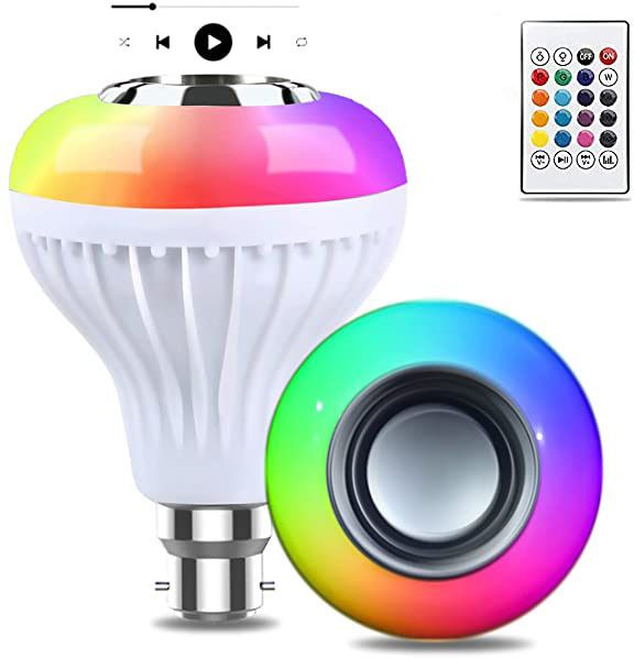 Techobucks Trending BLUETOOTH MUSIC BULB LED SPEAKER 5 W Bluetooth Speaker Smart Bulb-picture-22