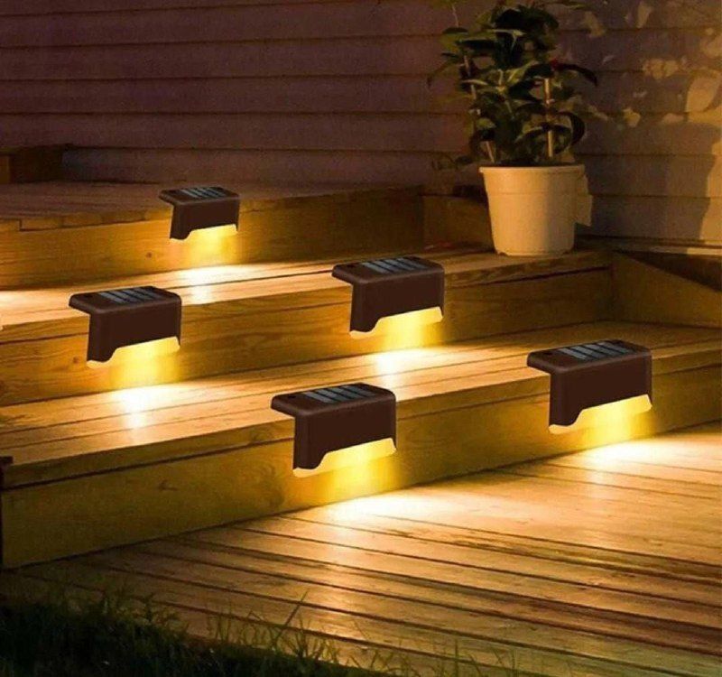 Suvaniq Nirlobh Solar Step Light | Outdoor Waterproof LED Stair & Deck Solar Lighting Smart Sensor Light-picture-10