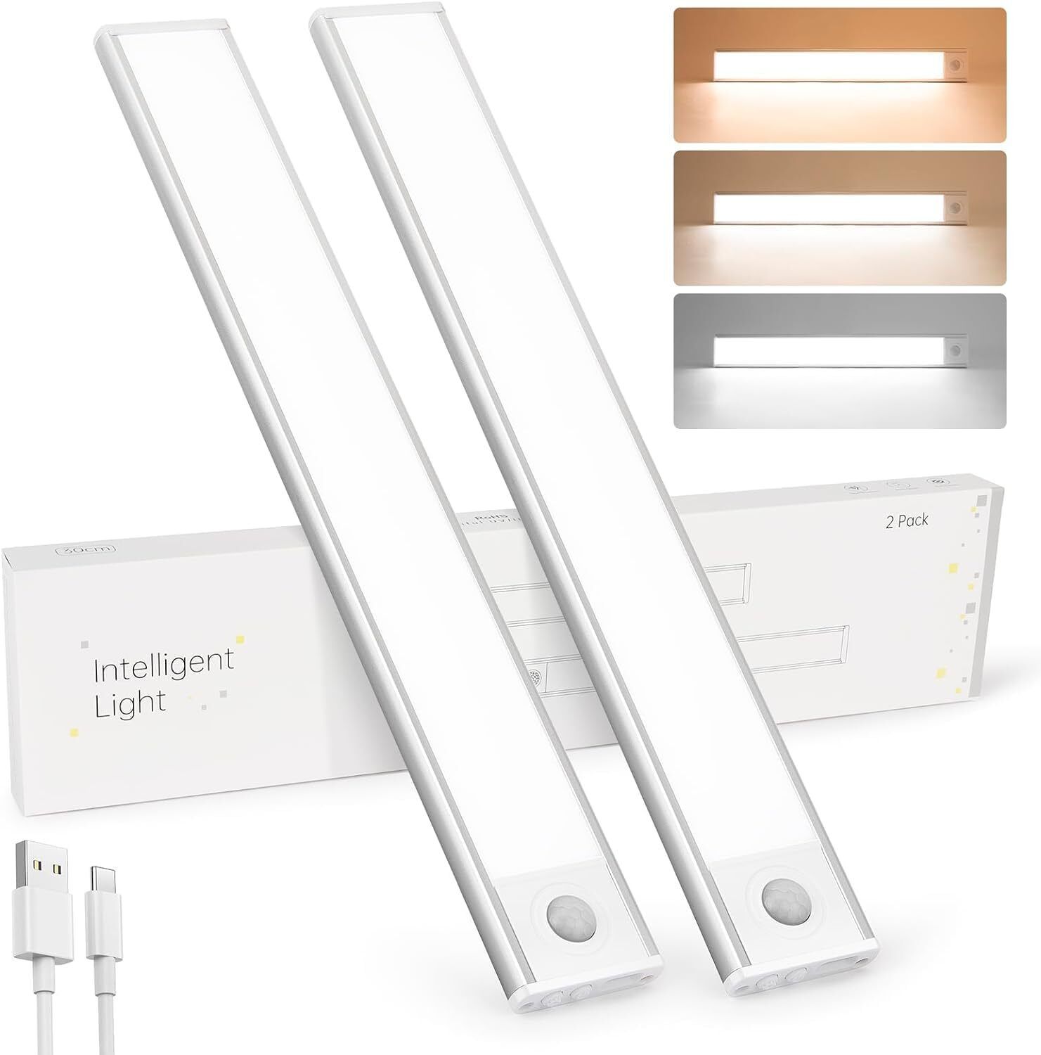 rich mart Under Cabinet Lights Wireless 40 Led Lights Motion Sensor Light-image-17