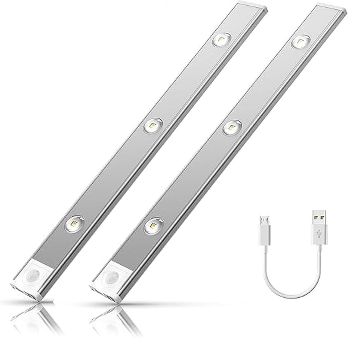 Xydrozen Wireless Under Cabinet LED Light with Motion Sensor & 1200mAh Battery Motion Sensor Light-image-35