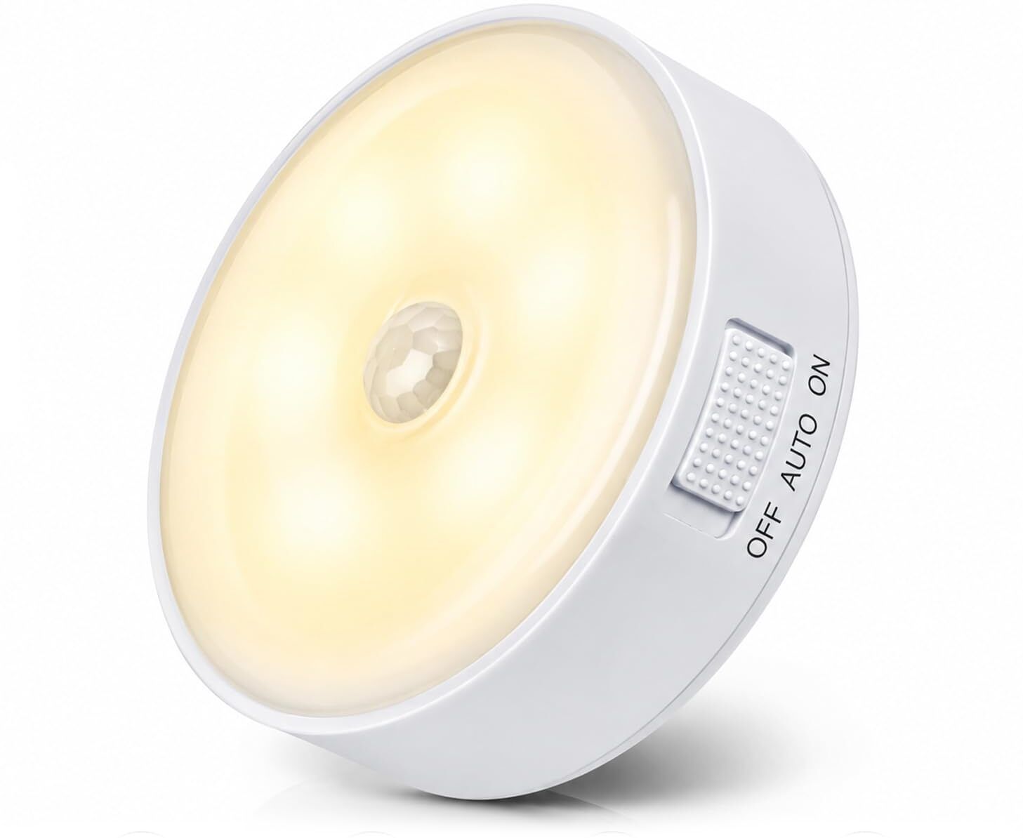 ThinkFirst Motion Sensor LED Night Light Wireless Stick-On Warm White Lamp Smart Sensor Light-image-8