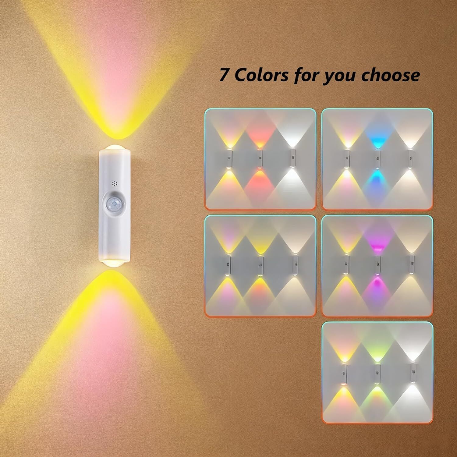 DAINYA (1pcs) Wall-Mounted Motion Sensor Light,Smart Motion Wall Light Motion Sensor Light-image-34