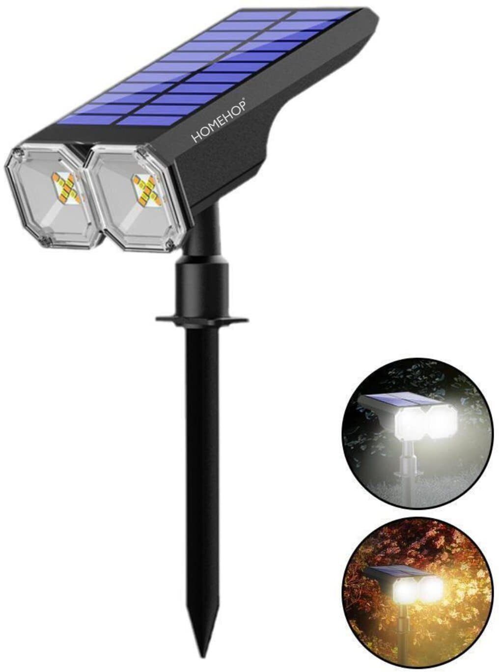 Homehop Solar Spot Lamp for Garden Outdoor Home Waterproof Led Wall Focus Light-picture-25