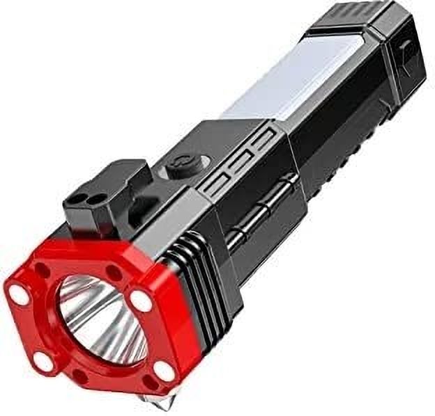 KT Mart Rechargeable Torch Flashlight,Long Distance Beam Range Car Rescue Torch Ceiling Lamp