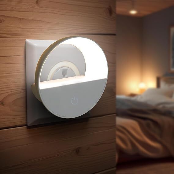 Robustt 1W LED Smart Sensor Night Light | White Plug Night Lamp For Bedroom|Pack of 1 Smart Sensor Light-image-27