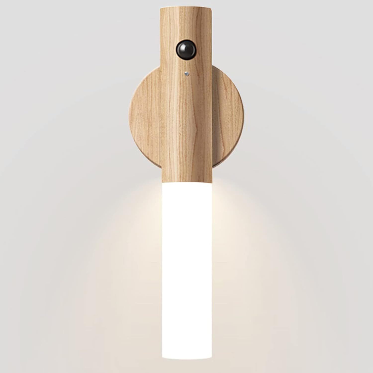 PESCA Wooden Motion Sensor Night Light | USB Rechargeable | Magnetic Wall Mount Smart Sensor Light-image-21
