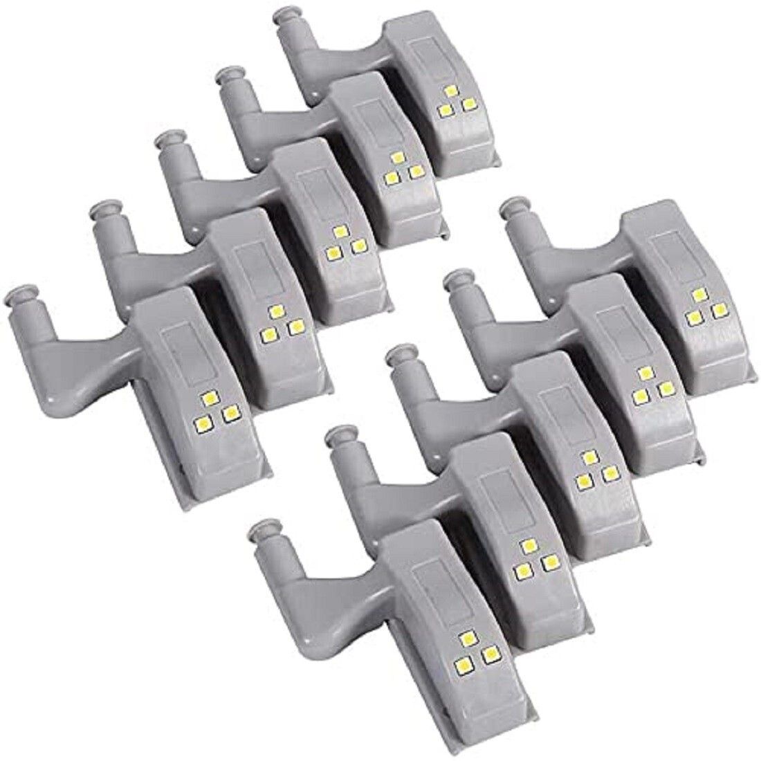 Rhydon 10 PC Hinge Light Cabinet LED Sensor Light Wardrobe Universal Smart Sensor Lamp Smart Sensor Light