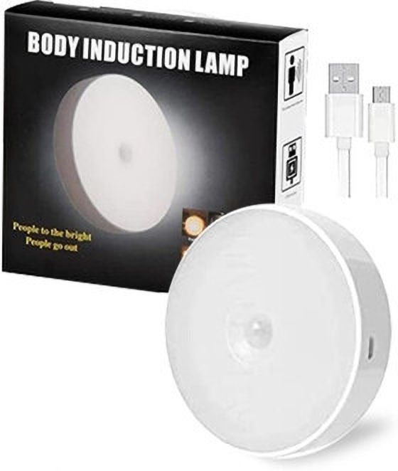 ECOVY USB Rechargeable Operated LED motion sensor Wireless Wall night lamp Motion Sensor Light-picture-18