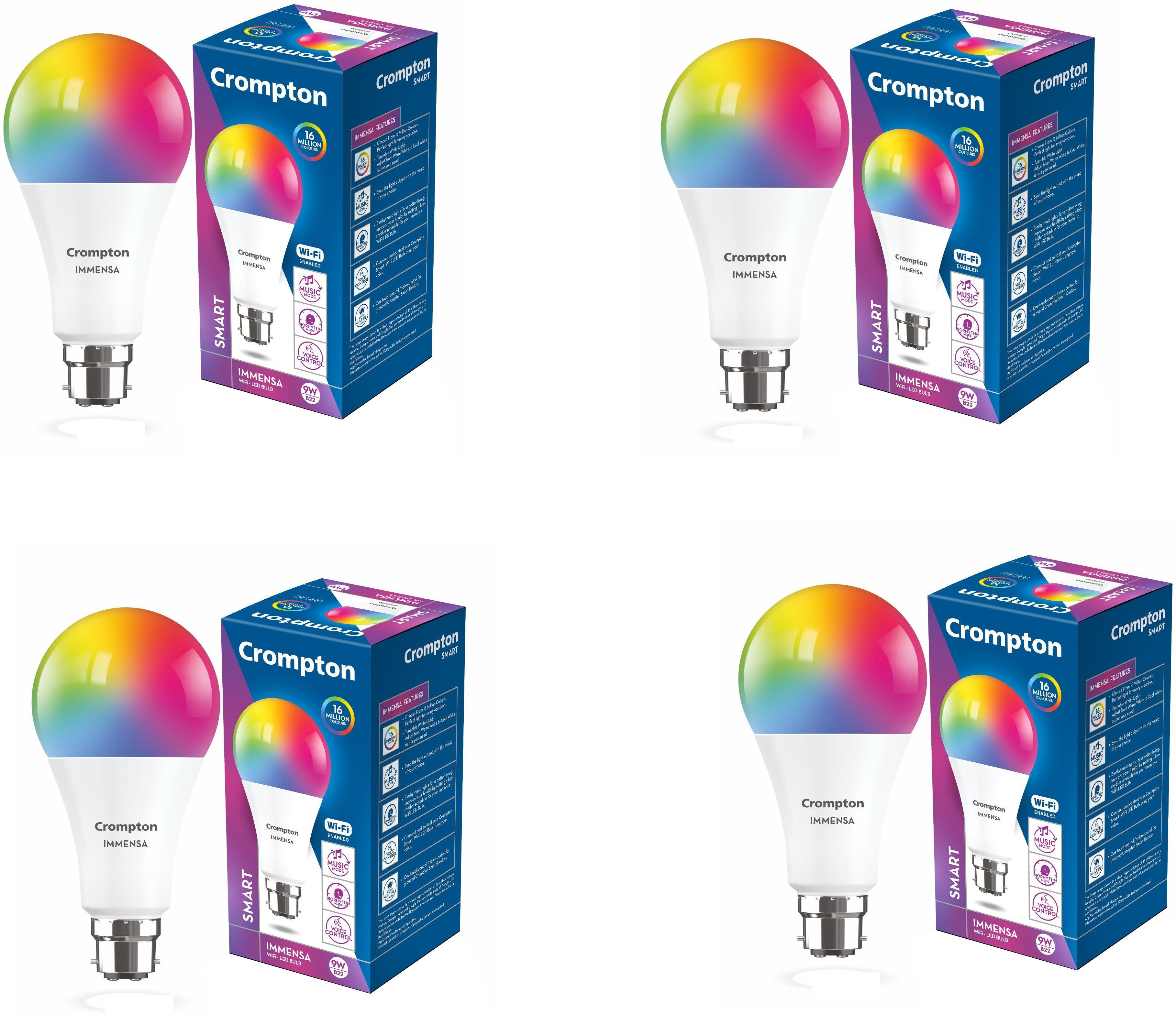 Crompton Immensa Music Sync Smart Bulb image 1