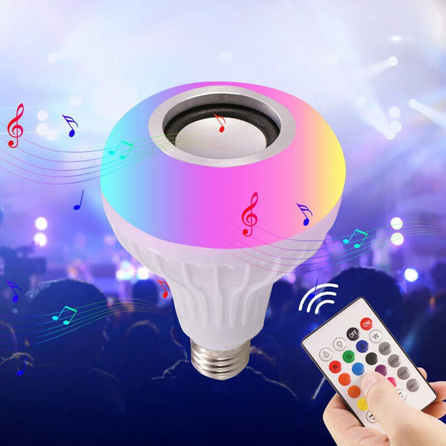 laxmi gold 220 W Bluetooth Round B24 LED Bulb-picture-27