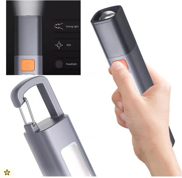SHOPPEALL New Super Bright Waterproof Pocket Powerful Camping Torch Light LED Flashlight7 Dimmer Switch-image-41