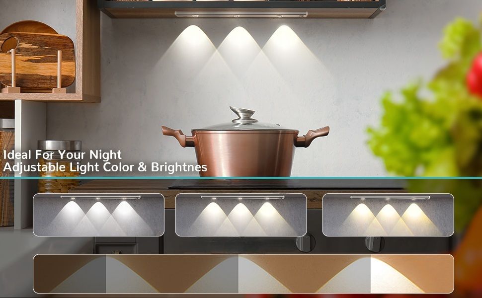 Xydrozen Motion Sensor LED Closet Light for Kitchen Cabinets & Wardrobes Motion Sensor Light-image-34