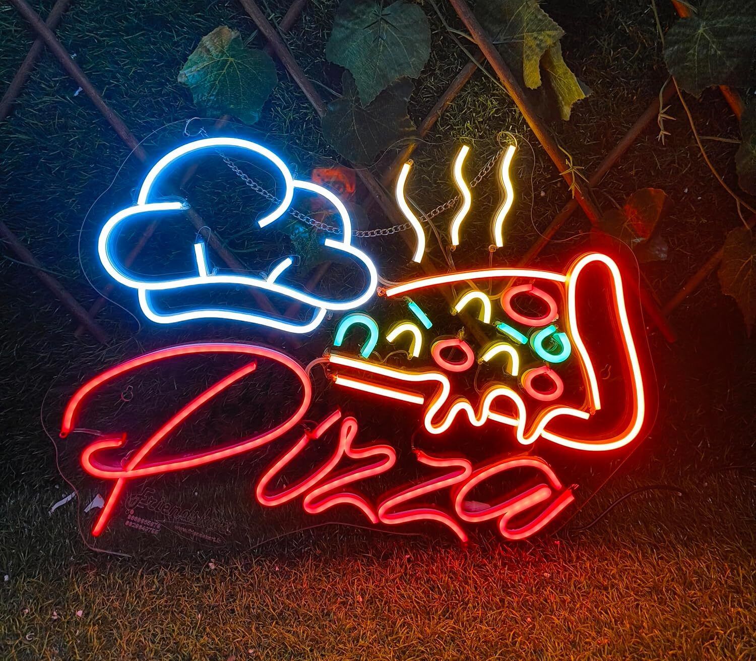 SG Print LED Pizza Neon Sign For Cafe Restaurant Hotel Kitchen Decor (24x18 Inches) Light Strip-image-36