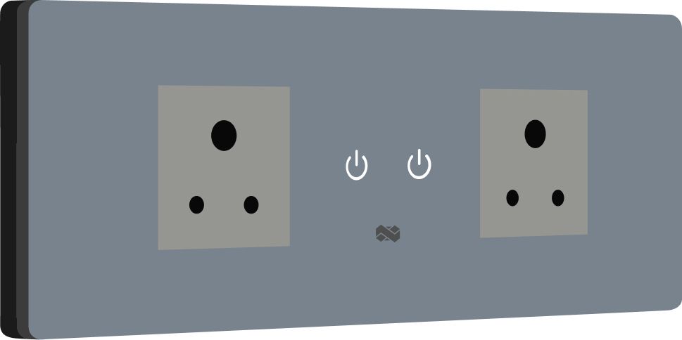 iotics Smart Touch Switch for 2 Smart Plug, Remote, Mobile App, Alexa & Google Home Smart Switch-picture-34