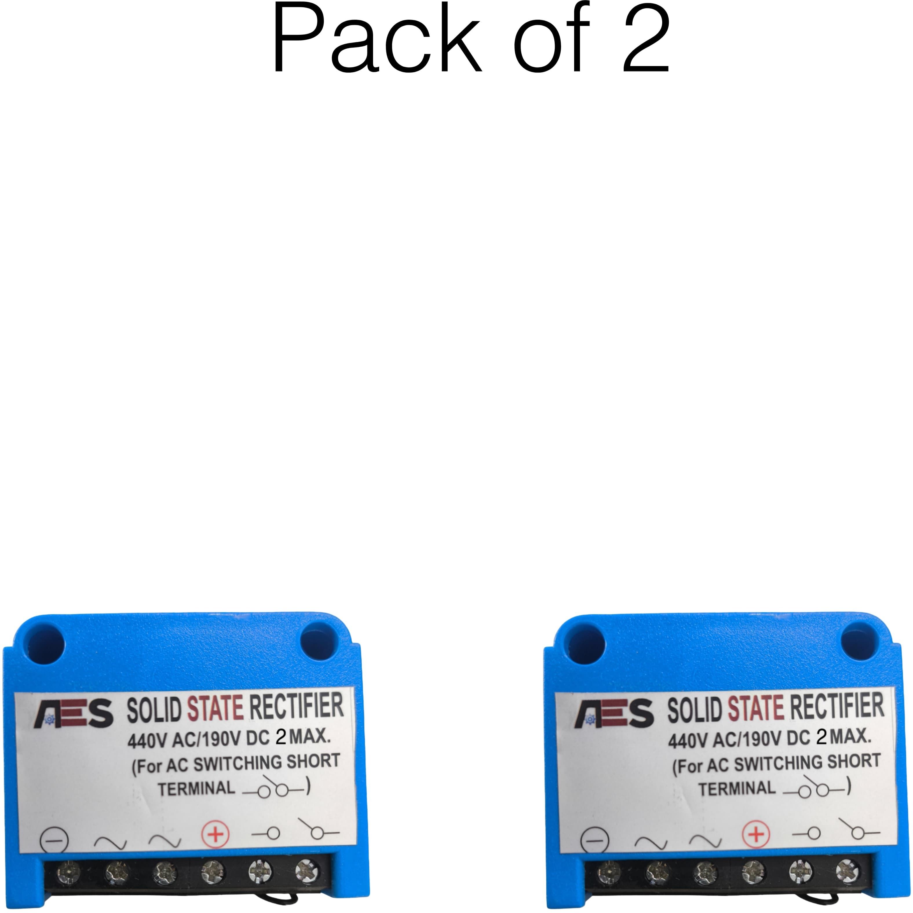 AES 2Amp Solid State Rectifier | Input 440V AC to 190V DC Pack of 2-picture-40