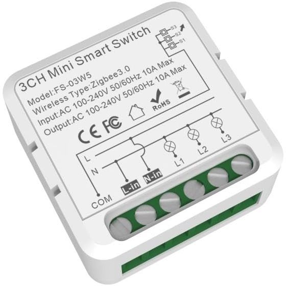 Suraksha Security Systems 1x Tuya Smart WiFi Timer Switch 16A Relay 3 Module Smart Switch-image-17