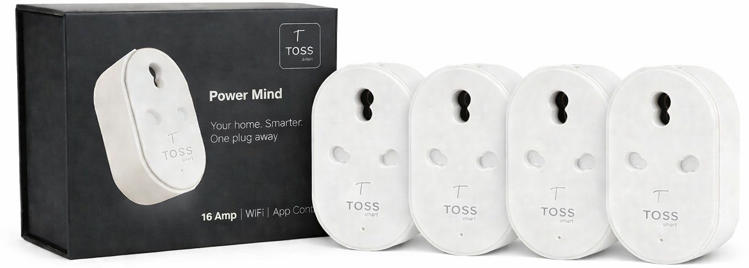 Toss Smart 16A Wi-Fi Plug with Energy Monitoring for Geysers, ACs & Smart Homes Smart Plug-image-2