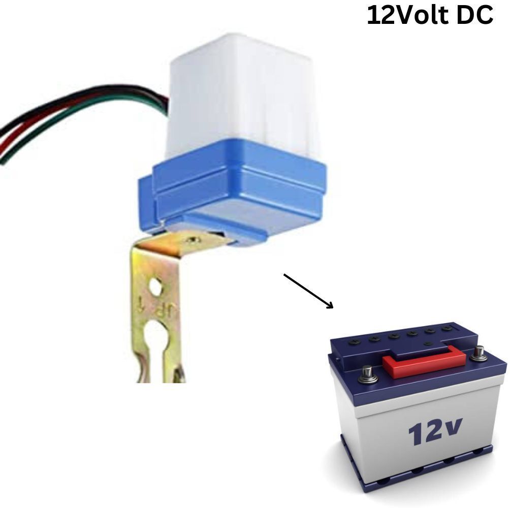 Lampion Electronics Day Night Sensor Switch 12Volt DC 7Amp Automatic ON/OFF Day Night LDR Sensor Smart Switch