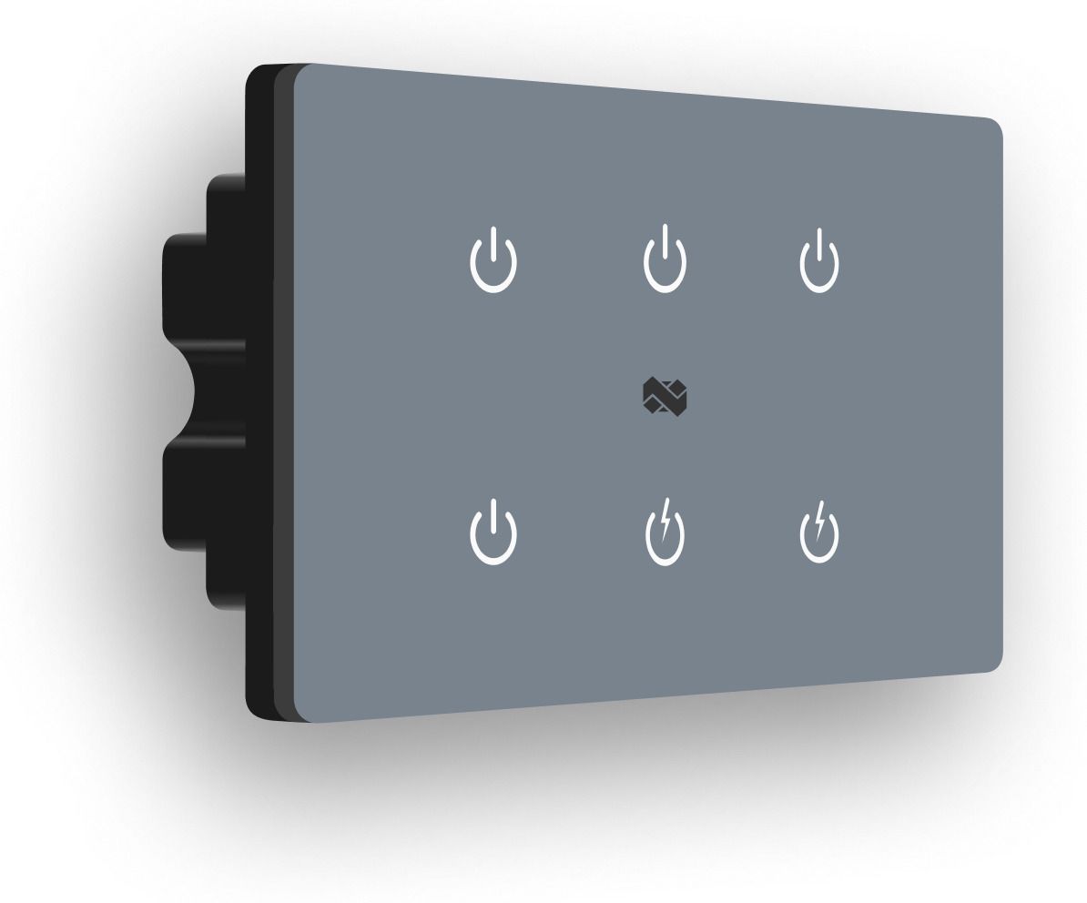 iotics Smart Touch Switch for 6 Lights, Remote, Mobile App, Alexa & Google Home Smart Switch-picture-34