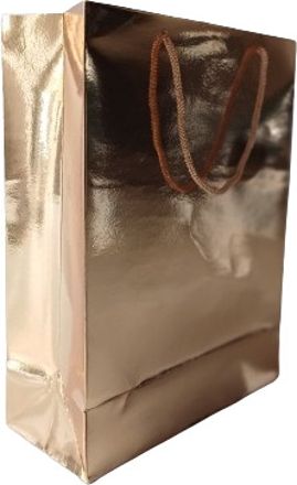 Samarth 9X4X1 Inch Pack of 25 Pcs Golden Kraft Vergin Paper Shopping Bags, Gift Bags-picture-32