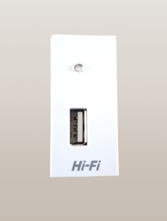 hi fi USB Charger 1M with LED Indicator 2A (2000mA) 5V DC Output 1 USB Port Pack of 2 image 1