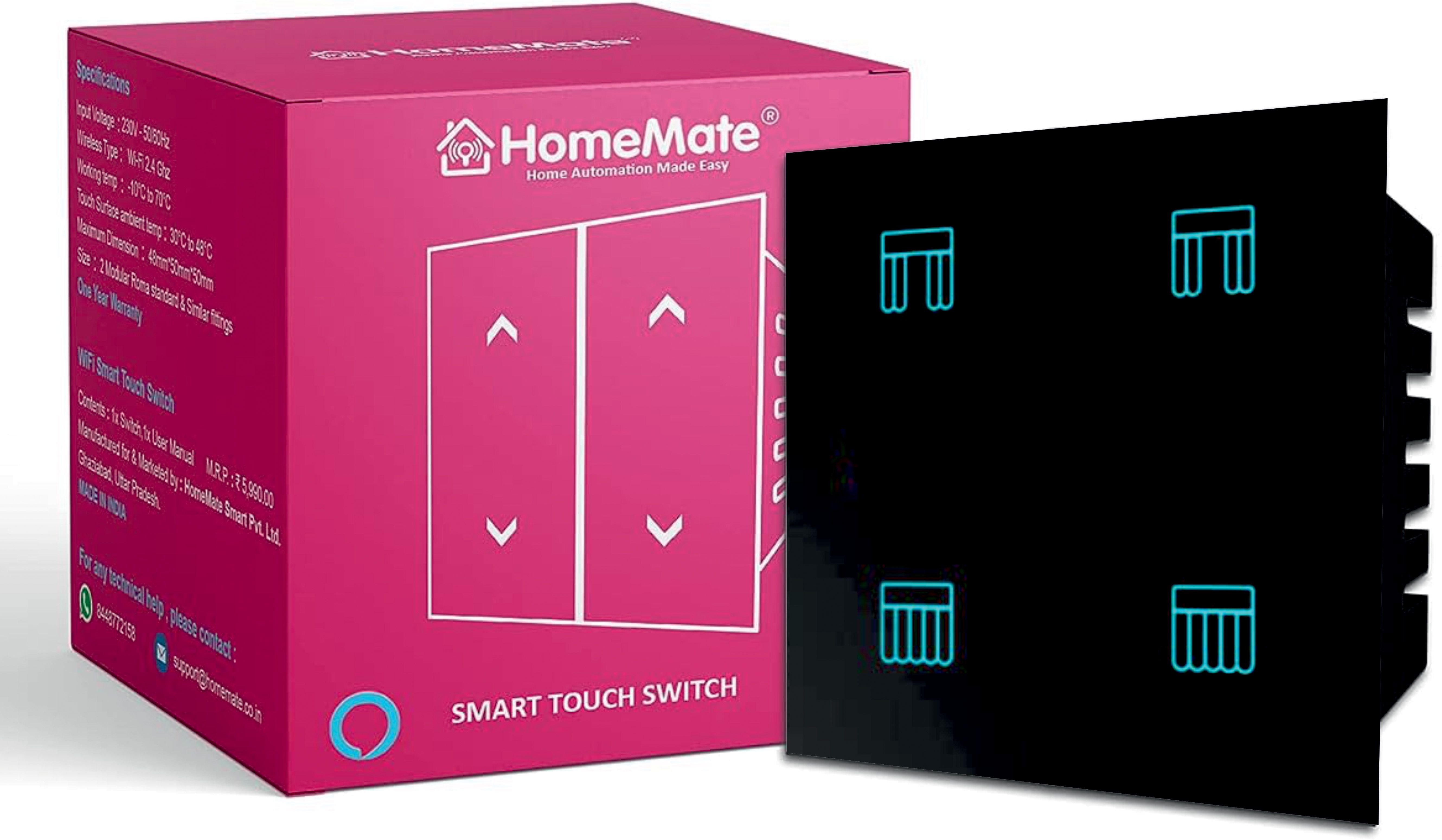 HomeMate Smart Curtain Touch switch Smart Switch-picture-26