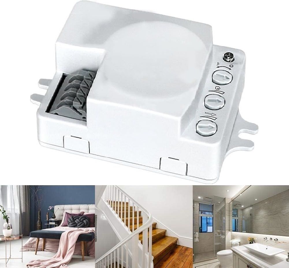 Deoxys Plastic Microwave Motion Sensor Automatic Control Switch Microwave Sensor Smart Kit-image-46