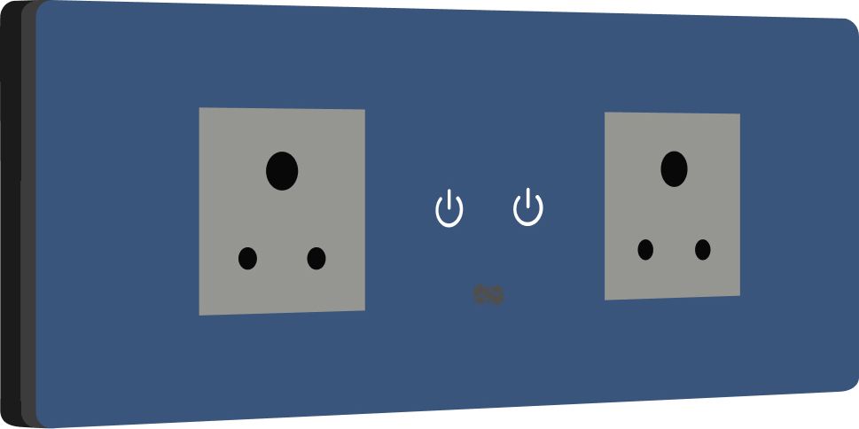 iotics Smart Touch Switch for 2 Smart Plug, Remote, Mobile App, Alexa & Google Home Smart Switch-picture-38