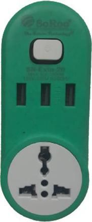 Akshita SR-EXTN 20 1-Way Socket with 3 USB Socket-image-30