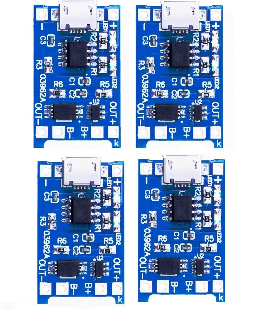 HUBX TP4056 / TP 4056 18650 3.7V LI-ION BATTERY CHARGING MODULE BMS PROTECTION- 4 PCS-image-11