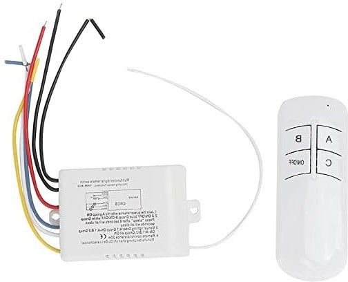 NYRA STORE Digital Switch 3-Way ON/Off 220V-240V Light Digital Remote-Control Wireless Smart Switch