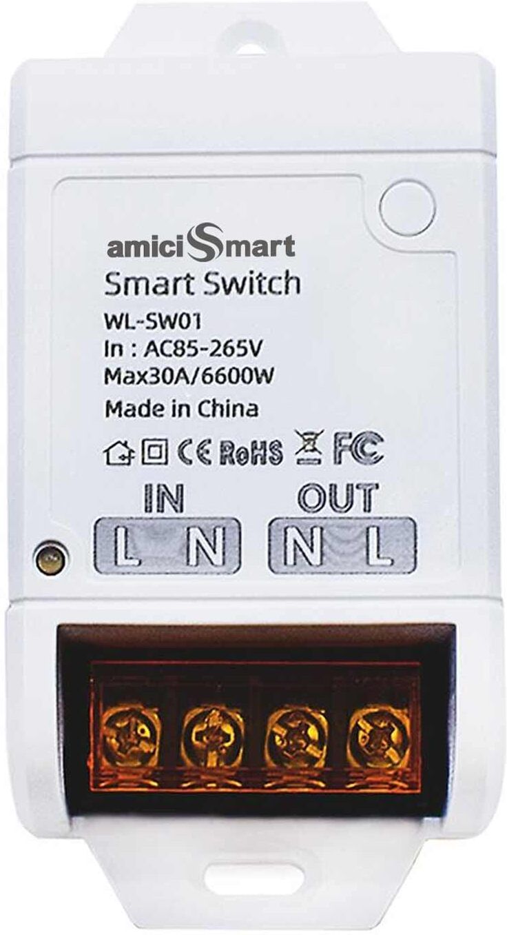 amiciSmart WiFi Smart Switch for Home Automation, 30A Timer Switch Compatible with Alexa Smart Switch-picture-42