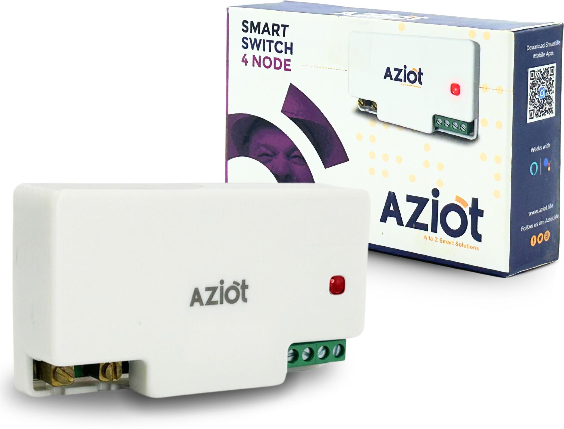 AZIOT 4 node Retrofit Smart Switch