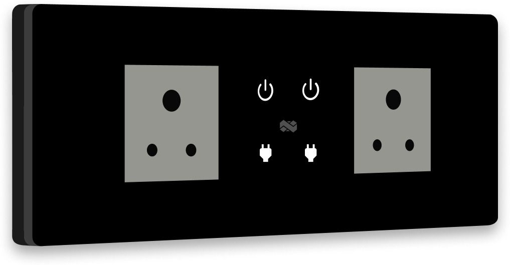 iotics Smart Touch Switch for 2 Light & 2 Plug, Remote, Mobile App, Alexa & Google Home Smart Switch-image-11