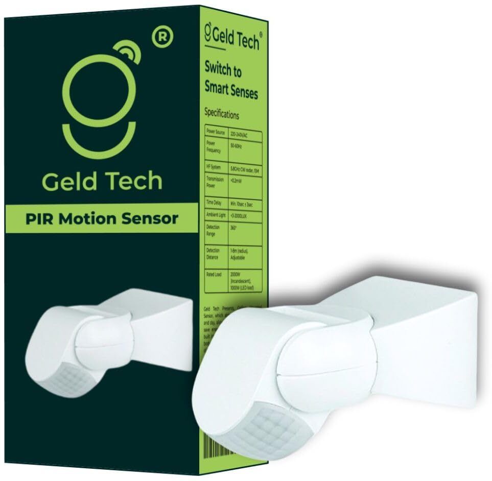 Geld Tech (GT-P09), Pir Motion Detector Sensor, Outdoor and Indoor Sensor IP65-picture-13
