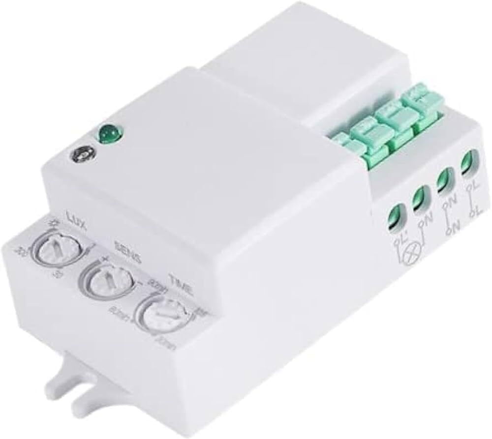 Quick Sense DIN Rail PIR Motion Sensor Switch Adjustable Delay Light Controller AC 220V-image-47
