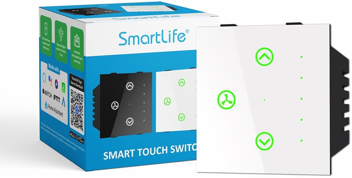Smartlife Modular Fan Regulator Smart Touch Switch | WiFi + BLE Smart Switch-image-42