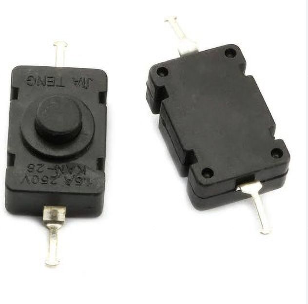 PMW Push Button Switch (Black) 2pin Package Includes 2Pcs-picture-11