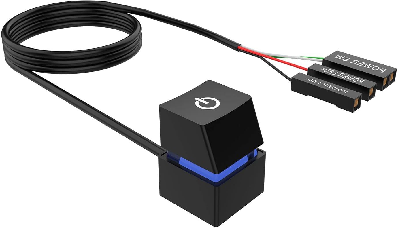 HASTHIP Desktop Computer Power Switch, Computer On/Off Switch, External Remote Start PC Smart Switch