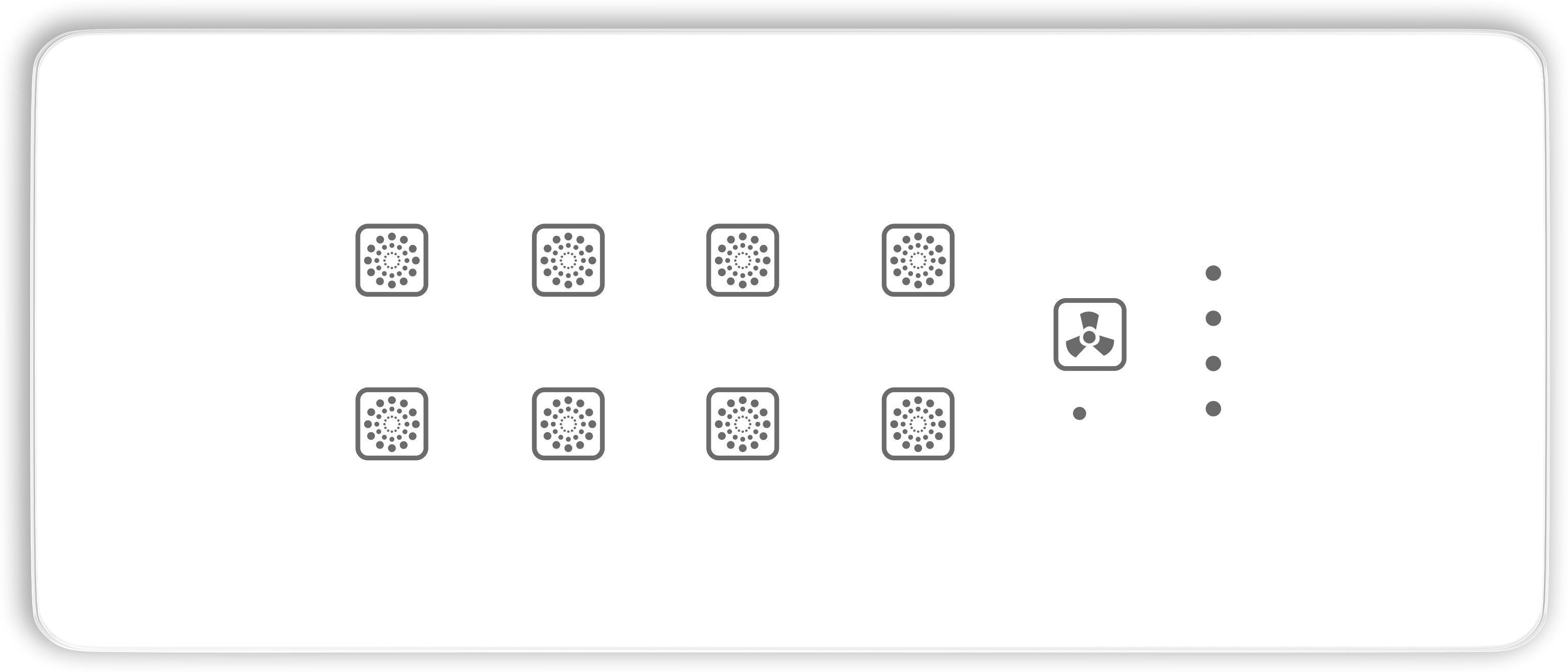 TEQOOZ Glass Touch Panel (WiFi + Remote) 8 Switch + Fan Regulator (8M) | SmartLife App Smart Switch-image-45