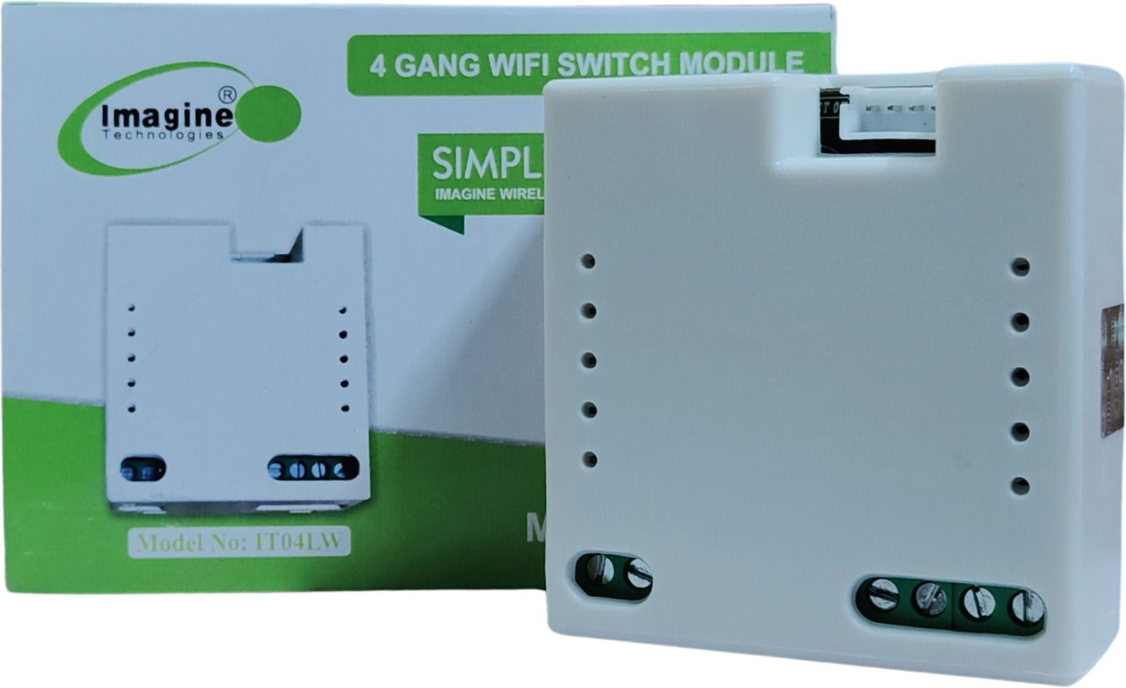 Imagine Technologies 4 Gang Smart WiFi Switch | Retro Fit with Manual Control | No Hub Required | Working Online and Offline Smart Switch-image-34
