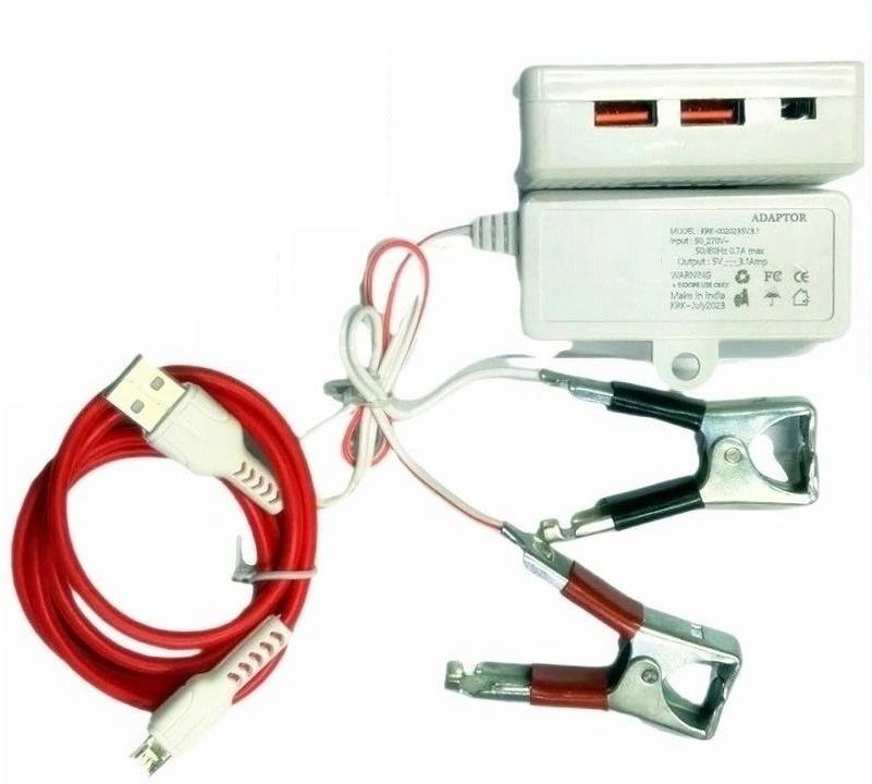 BALRAMA Dual Port USB Mobile Charger 12V DC Converter 12 Volt Power Adaptor SMPS Charger-picture-31