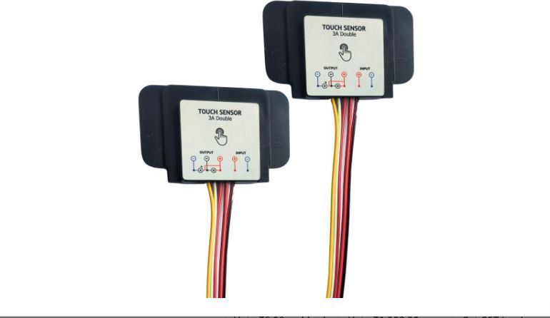 quality glass 3A Double Touch Sensor Switch Module for LED Lights Home Automation Control Smart Kit-image-3