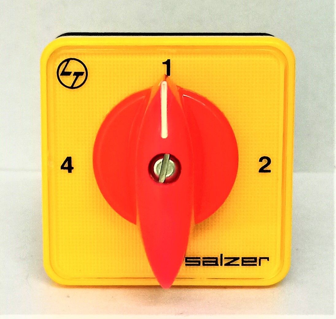 Salzer (L&T) 61038 6A 2Pole 2Way NO OFF S6 6A Cam Operated Rotary Switch-image-1