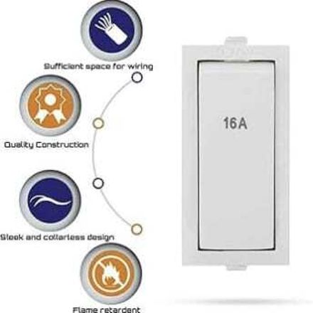 oswin 16A 1 WAY SWITCH (PACK OF 4 NOS)-picture-43