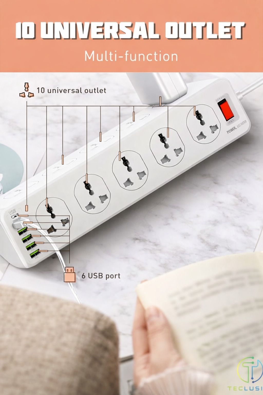 ebuy TEC Smart Power Strip 10S Smart Power Strip-picture-44