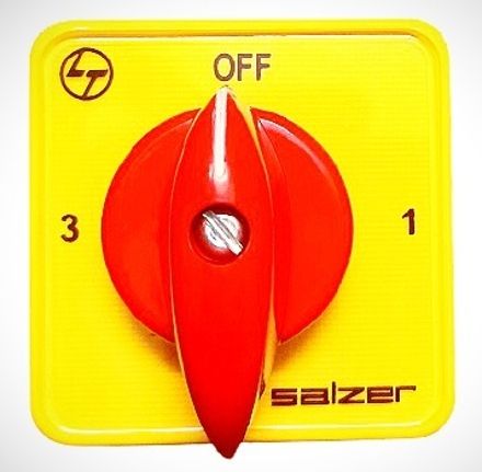 Salzer "(L&T) 61060 16A 1Pole 3Way S16 B13 Cam Operated Rotary Switch "-picture-43