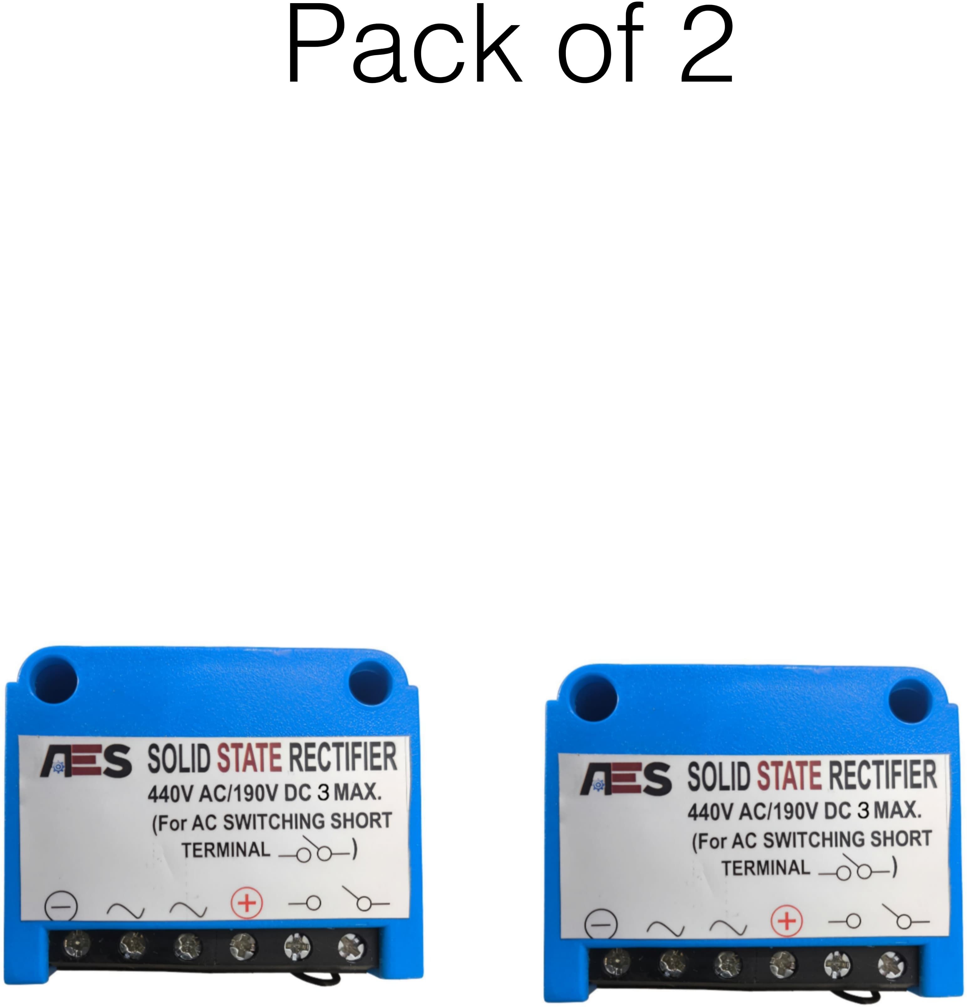 AES 3Amp Solid State Rectifier | Input 440V AC to 190V DC Pack of 2-picture-13